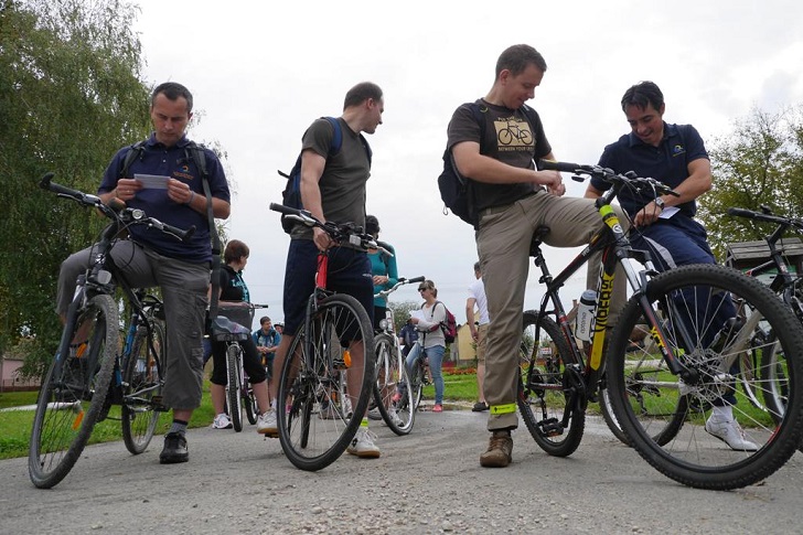 Iron Curtain Trail – EuroVelo 13 Promotional cycling tour, 5 September 2014, Drvasztra – Szentborbs 